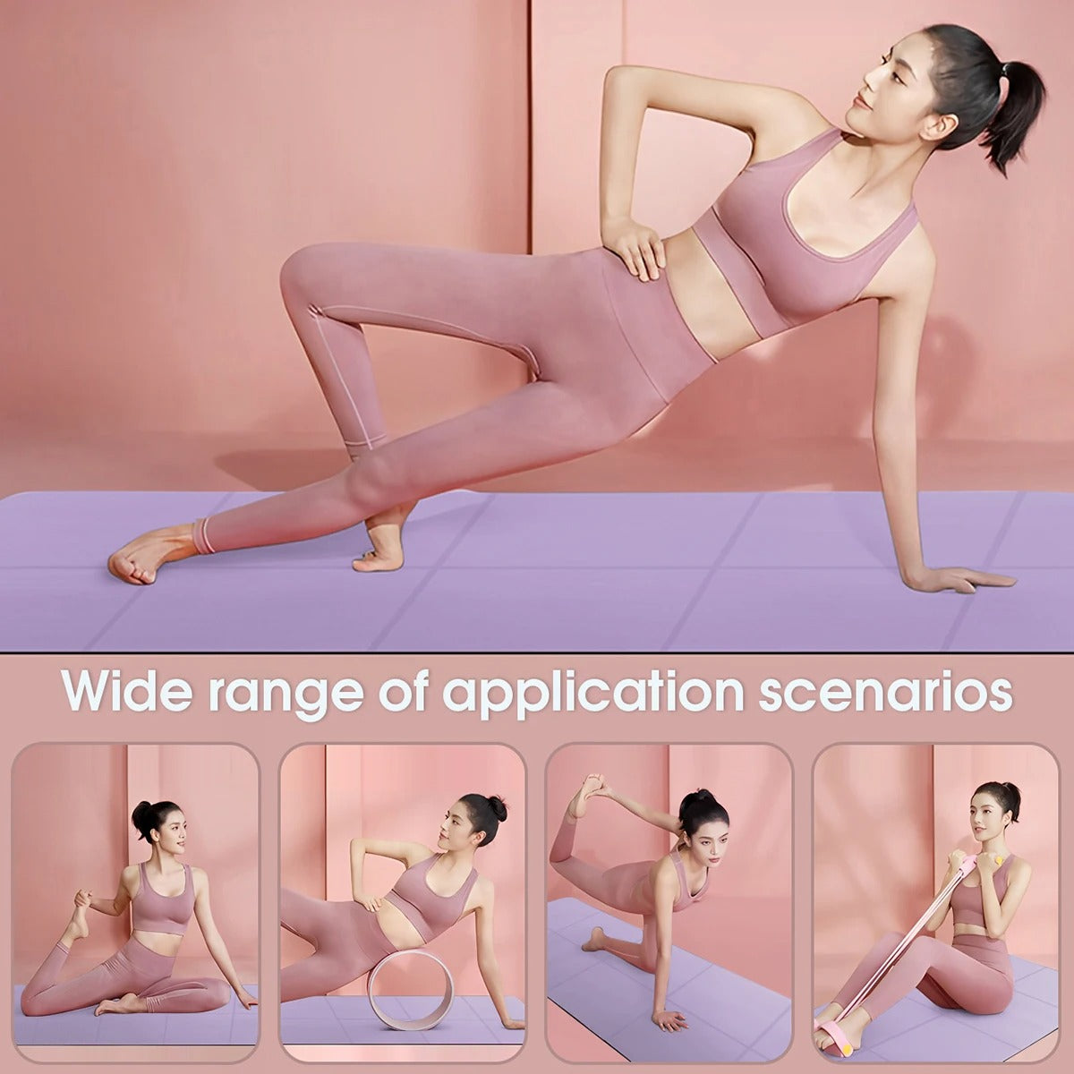 Tapis de sol antidérapant – Yoga, fitness et récupération
