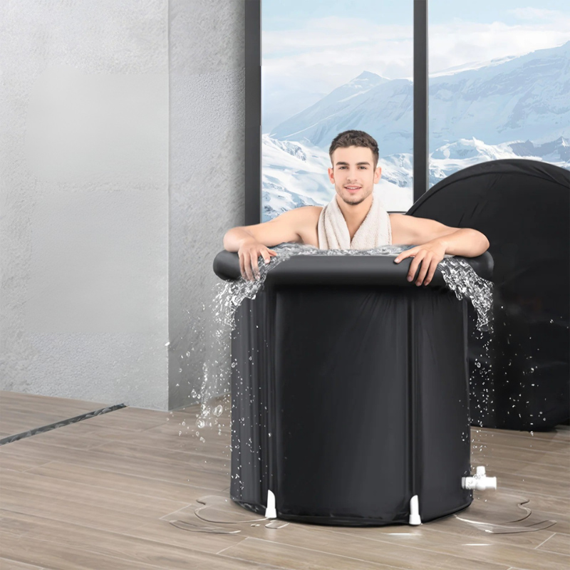 Bain glacé pliant – Baignoire de récupération sportive