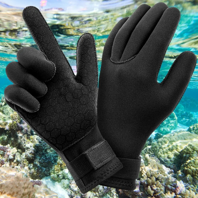 Gants néoprène – Accessoire bain glacé et sports nautiques