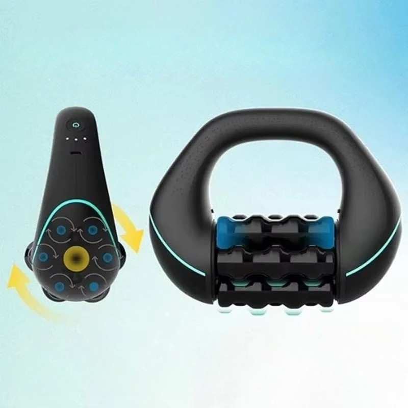 Rouleau de massage vibrant – Foam roller récupération musculaire