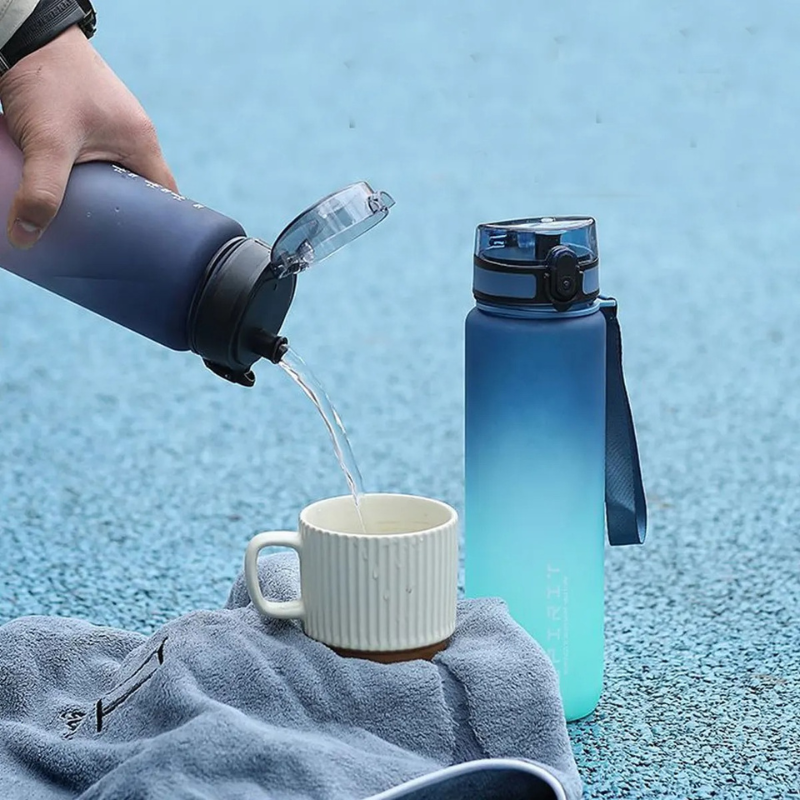 Gourde de sport 1L  – Bouteille réutilisable pour l'entraînement