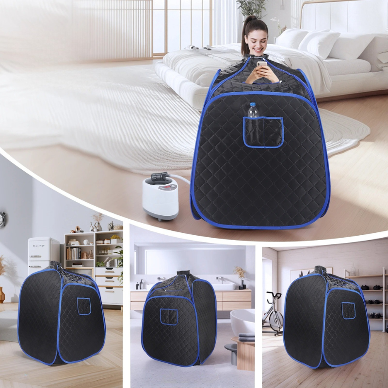 Sauna vapeur portable pliant – Tente de relaxation individuelle