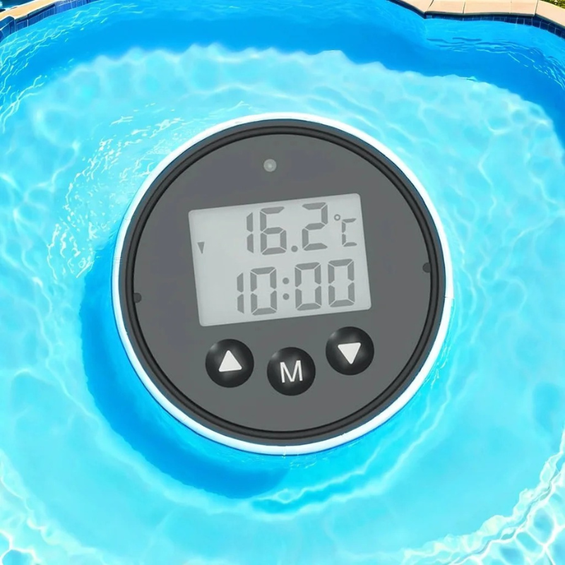 Thermomètre flottant avec minuteur étanche – Bain glacé & piscine